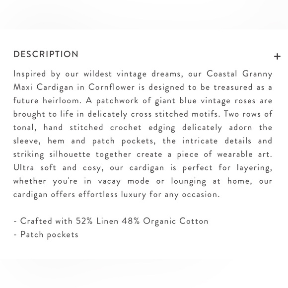 Coastal Granny Maxi Cardigan BNWT - Picture 7 of 11